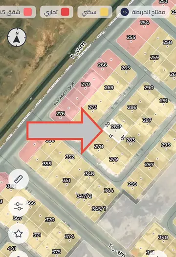 أرض سكني للبيع في حي الوفاء في جدة