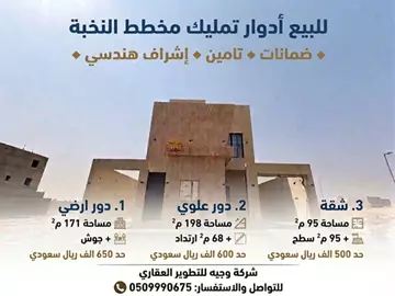 دور علوي سكني للبيع في شرق الرياض