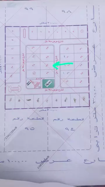 أرض سكني للبيع في حي العرفاء الغربية في الطائف