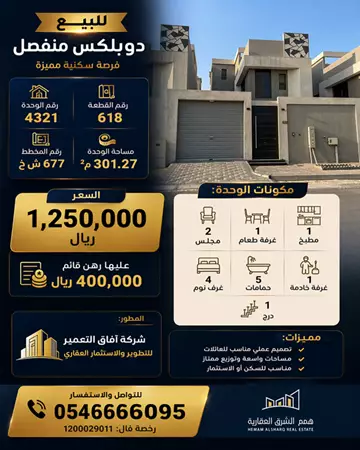 فيلا سكني للبيع في حي الشفاء في الخبر