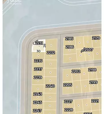 أرض سكني للبيع في حي الشعلة في شرق الرياض