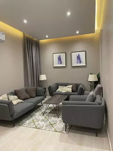 شقه مفروشه راقيه للايجار بحي الملقا